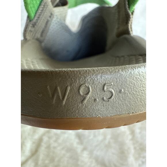 CHACO WomenS ToeCoop Clog Size 9.5 Waterproof Mule Slingback Gray/Green EUC - Picture 10 of 10